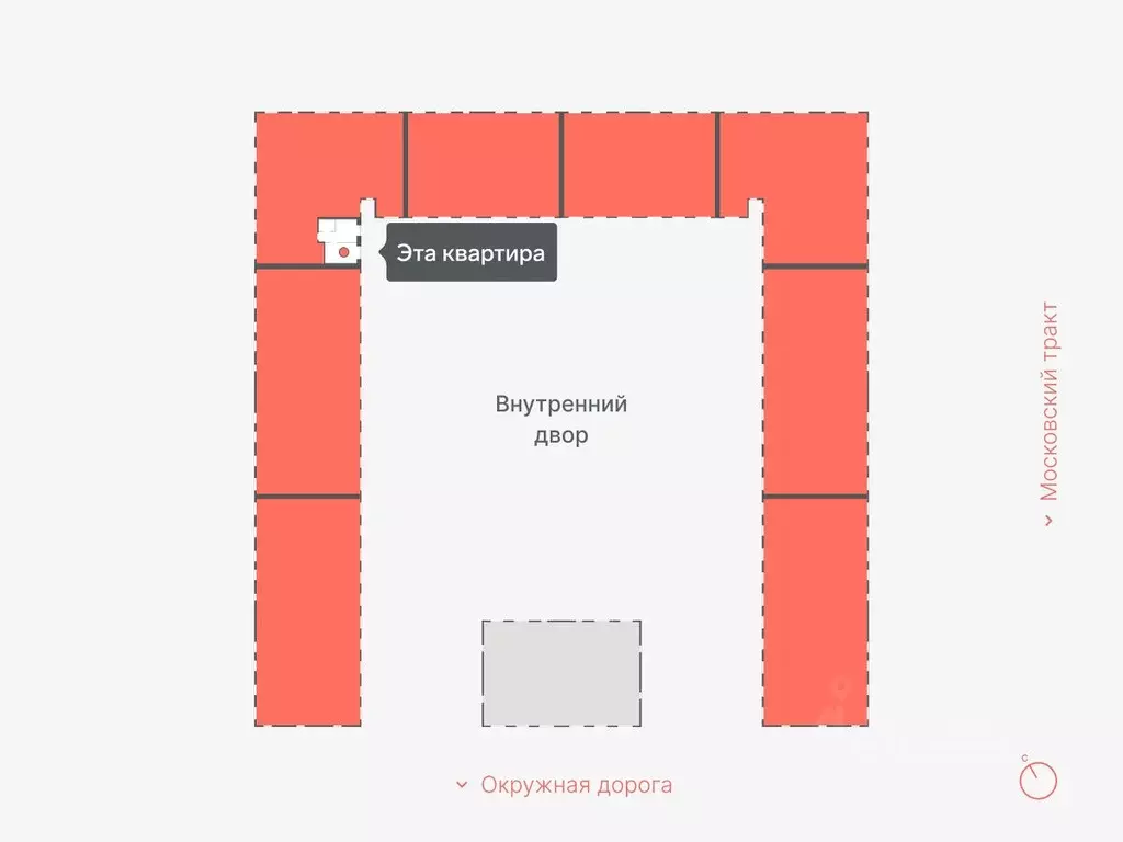 2-к кв. Тюменская область, Тюмень Кремлевская ул., 95 (30.4 м) - Фото 1