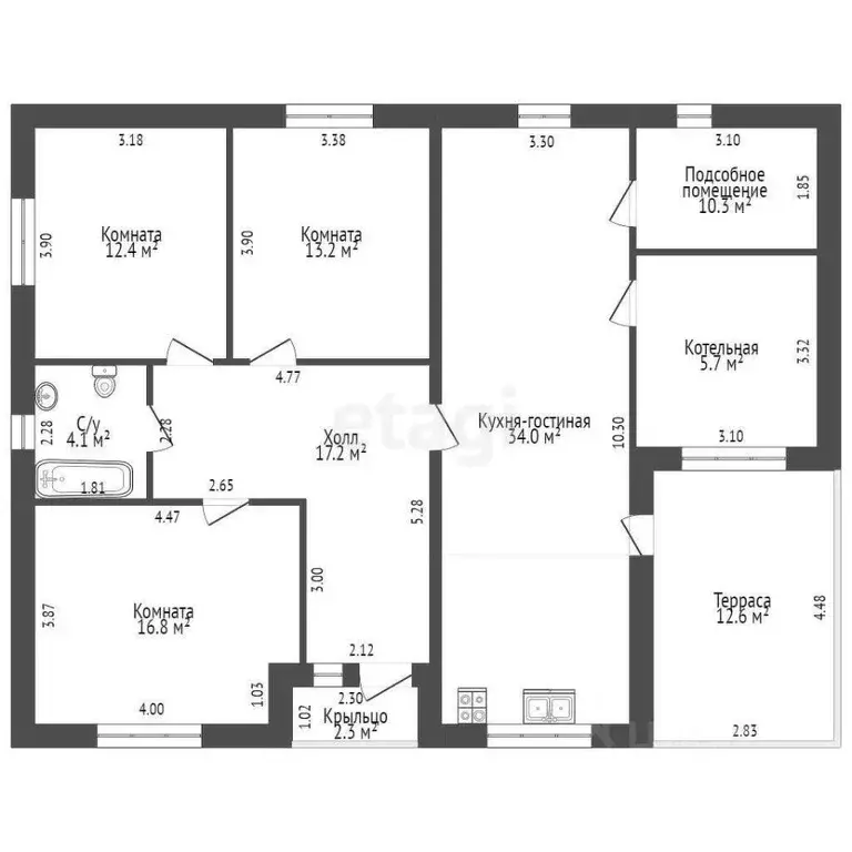 Дом в Ростовская область, Аксайский район, Щепкинское с/пос, пос. ... - Фото 2