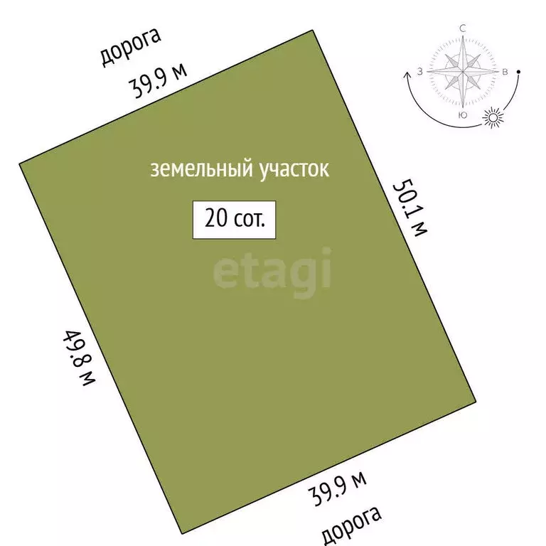 Участок в Тюменская область, Исетский муниципальный округ, посёлок ... - Фото 1