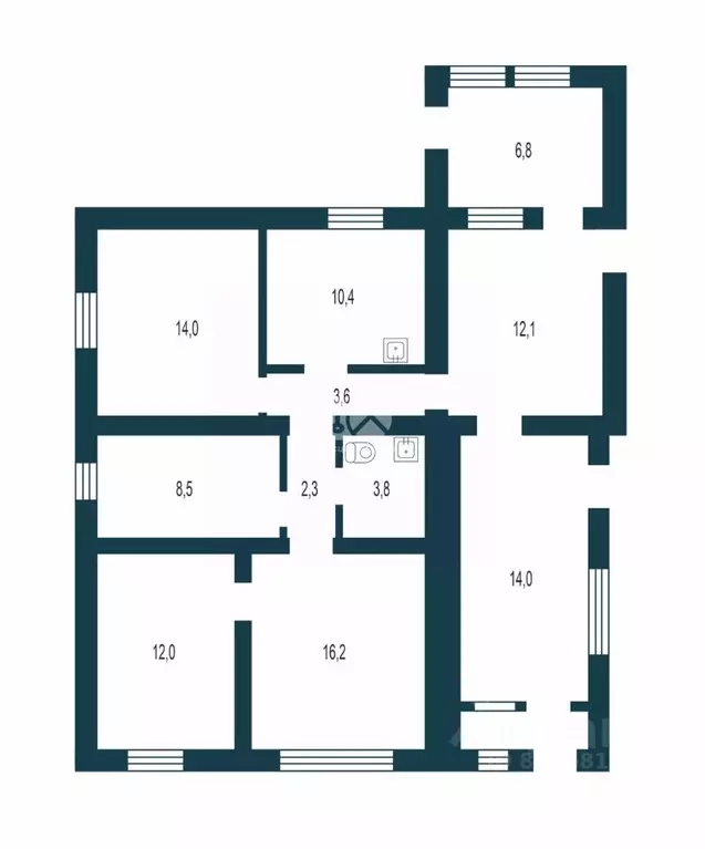 Дом в Новосибирская область, Бердск ул. Красная Сибирь (122 м) - Фото 2