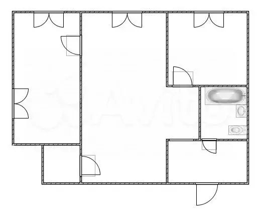 2-к. квартира, 40 м, 4/5 эт. - Фото 0