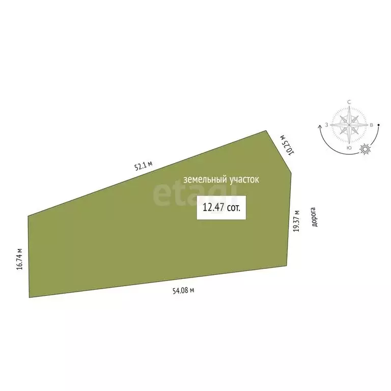 Участок в Нерехтский район, Волжское сельское поселение, деревня ... - Фото 1