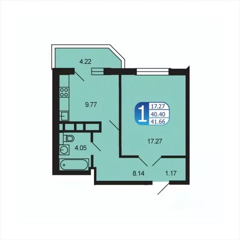 1-к кв. Московская область, Рузский муниципальный округ, Тучково пгт ... - Фото 1
