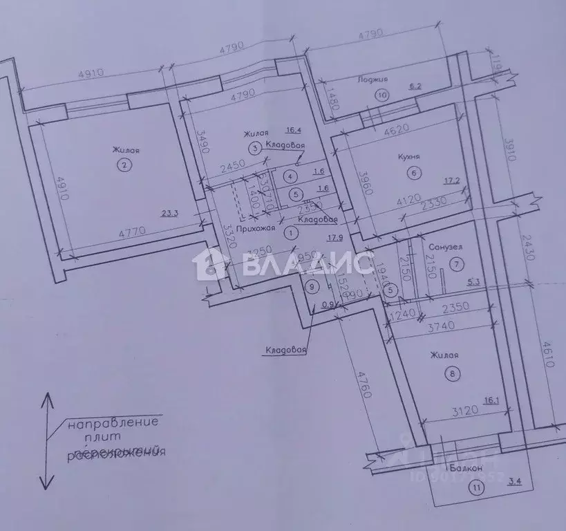 3-к кв. Башкортостан, Стерлитамак ул. Артема, 70 (105.0 м) - Фото 2