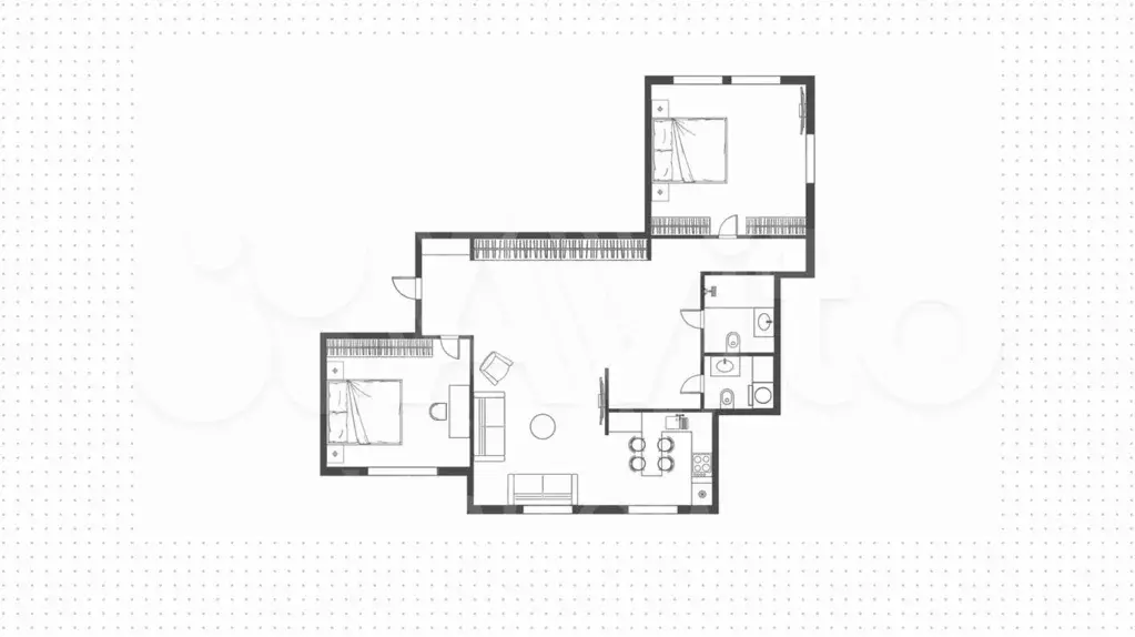 3-к. квартира, 90 м, 6/8 эт. - Фото 0