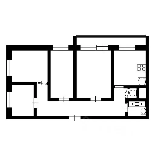 4-к кв. Липецкая область, Липецк Индустриальная ул., 19 (77.7 м) - Фото 2