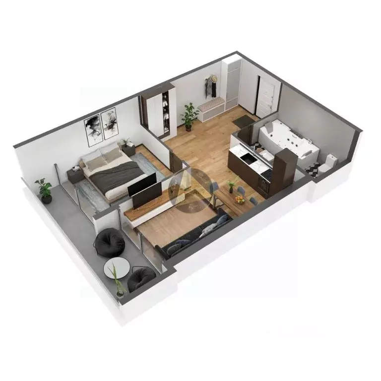 2-к кв. Крым, Ялта ул. Дражинского, 53 (61.1 м) - Фото 2