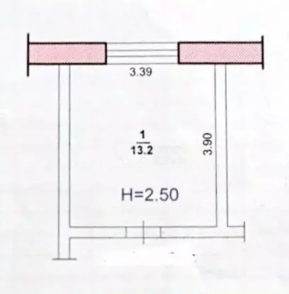 Комната Волгоградская область, Волжский бул. Профсоюзов, 32 (13.2 м) - Фото 2