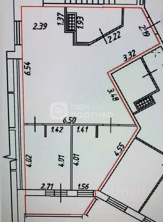 2-к кв. Ленинградская область, Сертолово Всеволожский район, Парковый ... - Фото 2