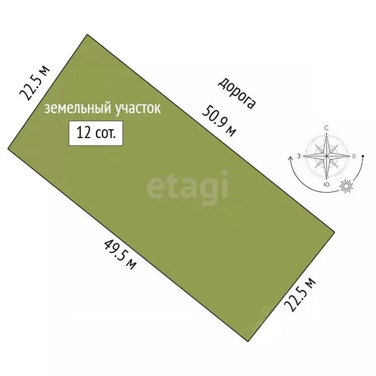 Участок в Башкортостан, Стерлитамакский район, Казадаевский сельсовет, ... - Фото 2