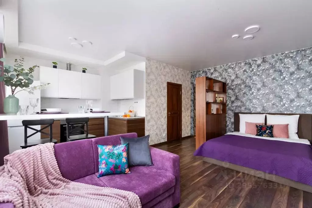 Студия Новосибирская область, Новосибирск ул. Шевченко, 11 (42.0 м) - Фото 1