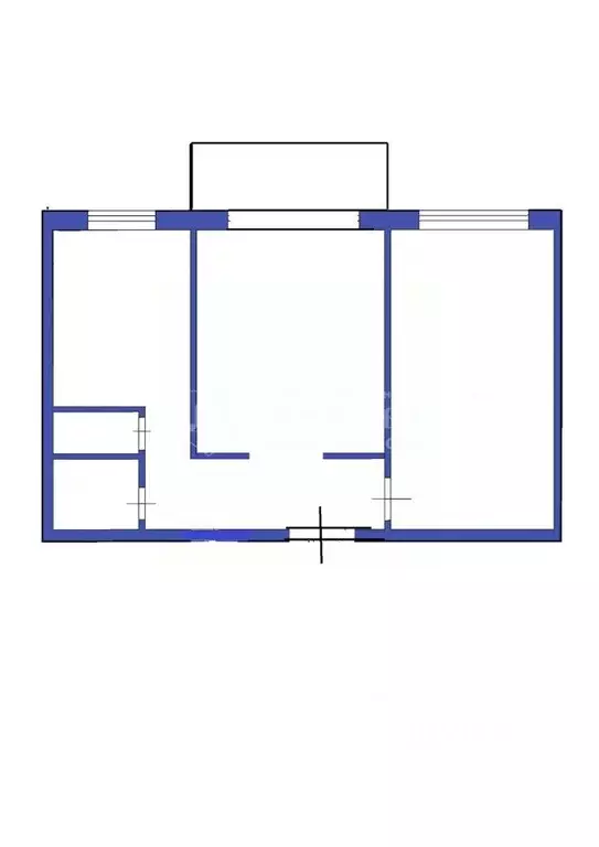 2-к кв. Кемеровская область, Ленинск-Кузнецкий бул. Химиков, 12 (52.0 ... - Фото 2