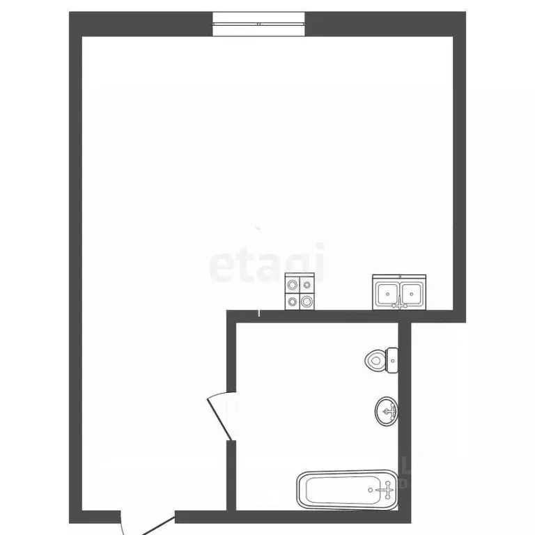 Студия Тюменская область, Тюменский муниципальный округ, д. Патрушева ... - Фото 1