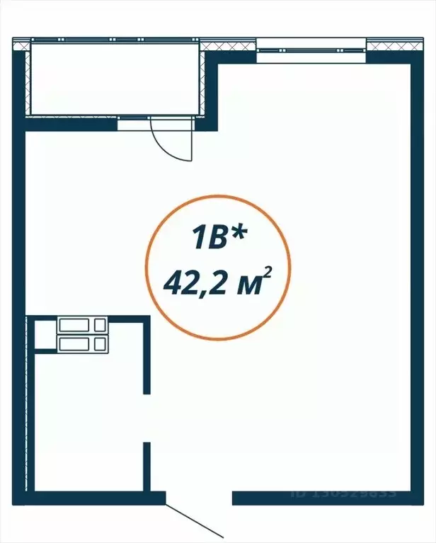 Студия Приморский край, Находка  (42.2 м) - Фото 1