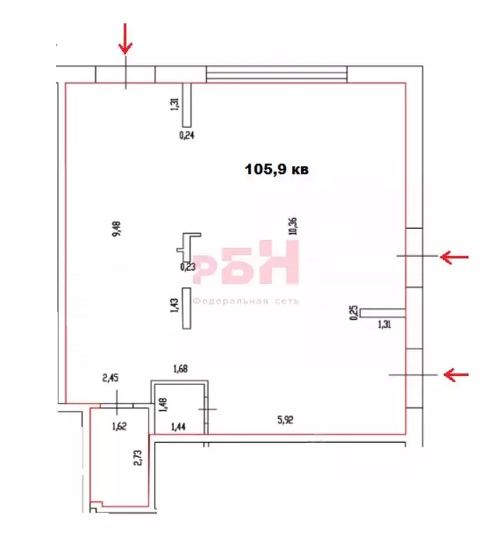 Торговая площадь в Тюменская область, Тюменский муниципальный округ, ... - Фото 2