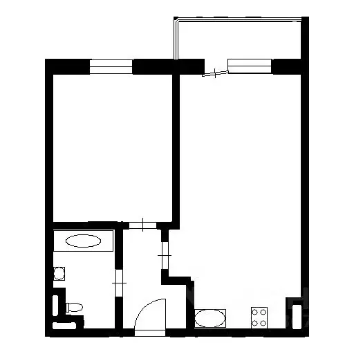 1-к кв. Московская область, Химки ул. Имени К.И. Вороницына, 1к1 (32.0 ... - Фото 2