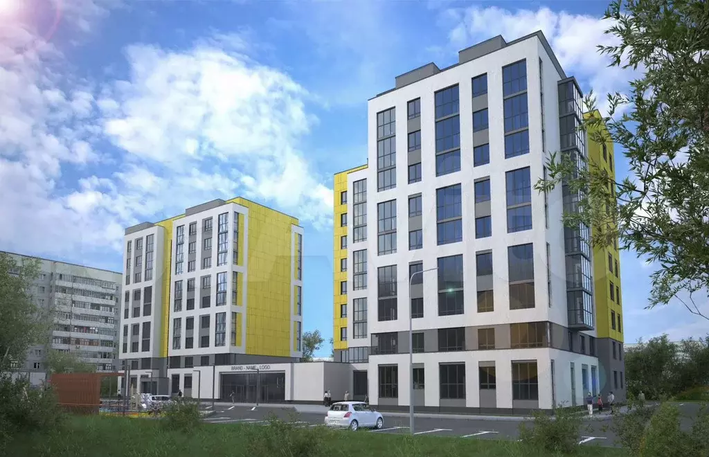 1-к. квартира, 33,5 м, 5/9 эт. - Фото 1