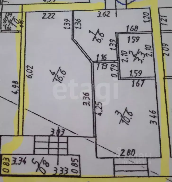 1-к кв. Татарстан, Казань Маршрутная ул., 17к1 (40.44 м) - Фото 2