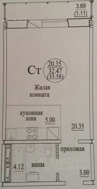 Студия Новосибирская область, Новосибирск ул. В. Высоцкого, 143/11 ... - Фото 1