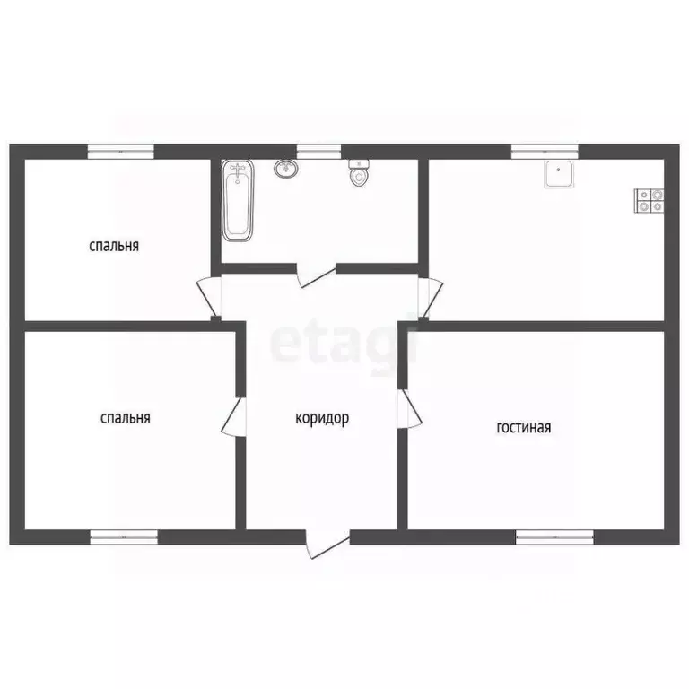 Дом в Ярославская область, Некрасовское рп ул. Советская, 69 (90 м) - Фото 2