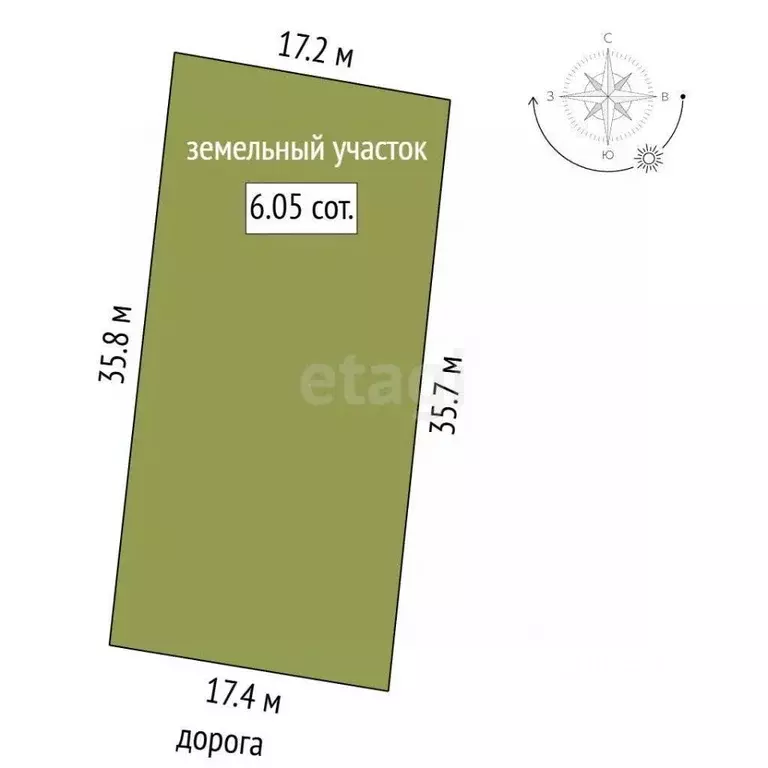 Участок в Москва д. Санино, 48Б (6.1 сот.) - Фото 2