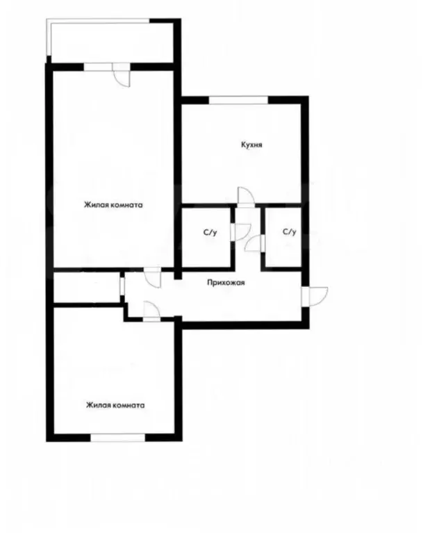 2-к кв. Краснодарский край, Краснодар Ставропольская ул., 172 (51.0 м) - Фото 2