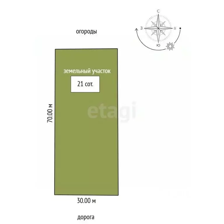 Участок в Ростовская область, Неклиновский район, Поляковское с/пос, ... - Фото 2