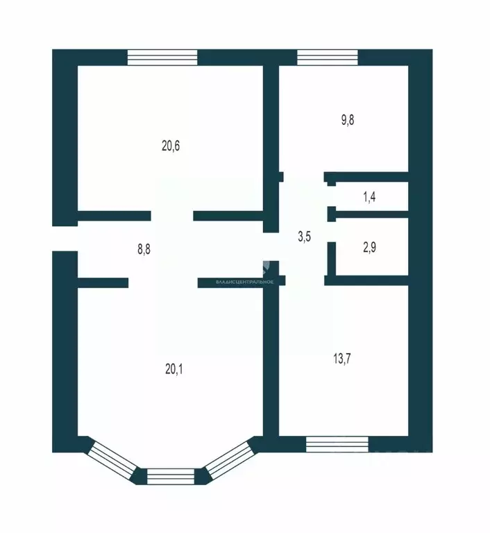 3-к кв. Новосибирская область, Купино ул. Новый Городок, 16 (81.0 м) - Фото 2