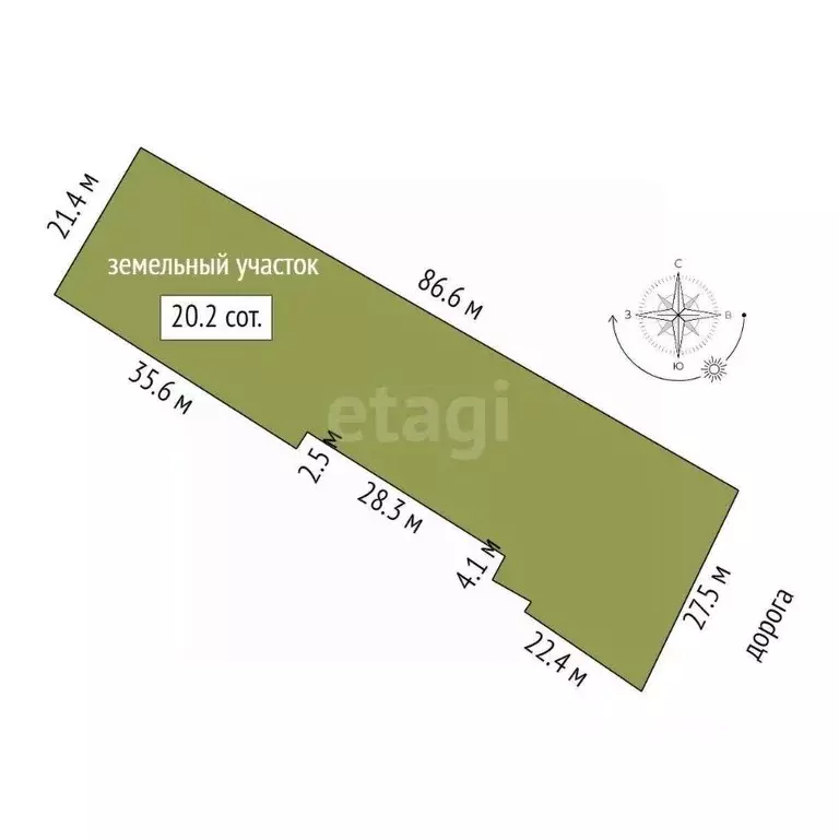 Участок в Москва № 206 кв-л, ул. Лесная, 12 (20.2 сот.) - Фото 1