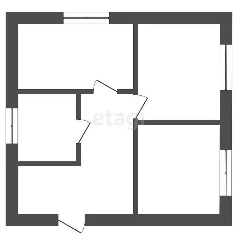 Дом в Аксарина, Школьная улица (74.3 м) - Фото 1