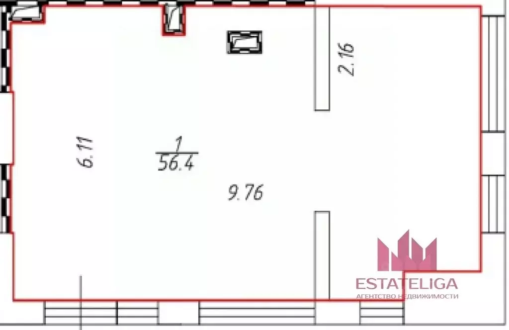 Помещение свободного назначения в Москва пер. 1-й Котляковский, 4к3 ... - Фото 2
