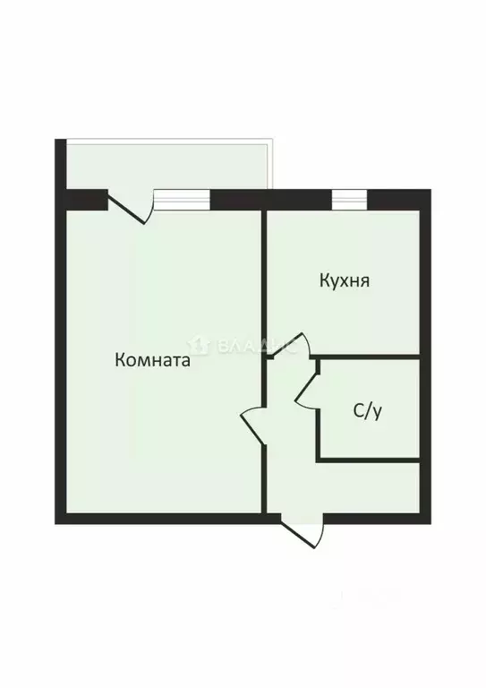 1-к кв. Московская область, Химки Сходня мкр, Вишневая ул., 12 (38.0 ... - Фото 2