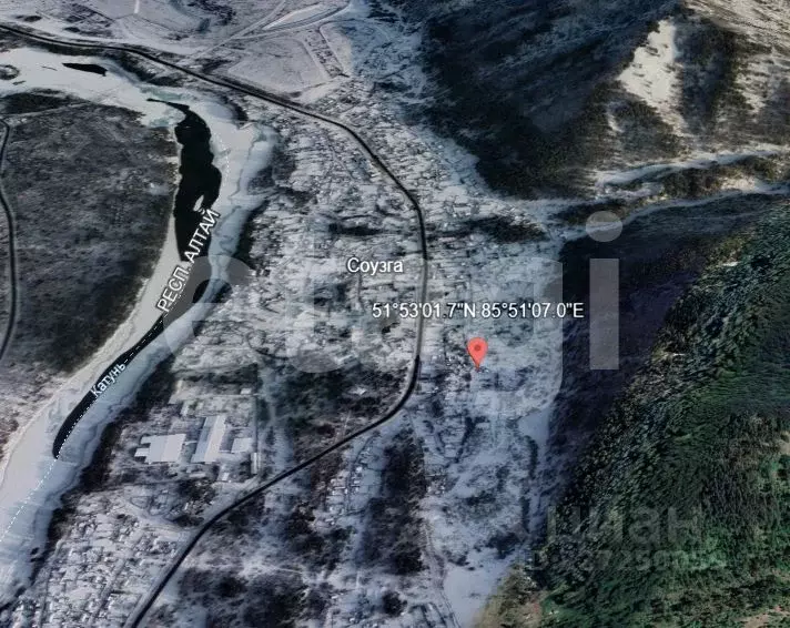 Участок в Алтай, Майминский район, с. Соузга ул. Родниковая, 27 (10.0 ... - Фото 1