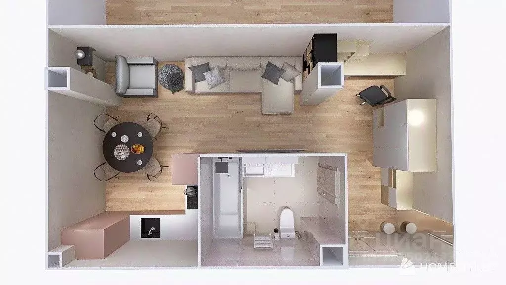 1-к кв. Краснодарский край, Новороссийск ул. Мореходная, 4 (37.0 м) - Фото 0