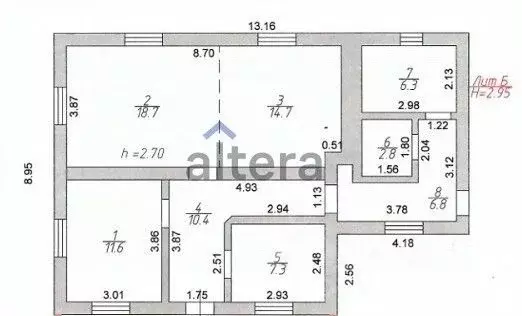 Дом в Татарстан, Казань Радуга-2 садовое товарищество, 40 (162 м) - Фото 1