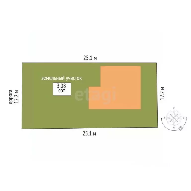 Дом в Крым, Симферополь ул. 27-я Коллективных Садов (56 м) - Фото 2