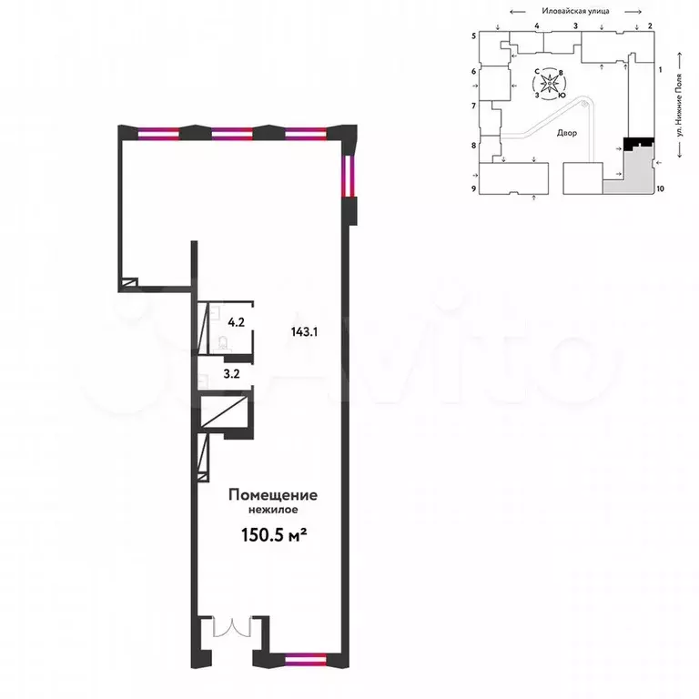 Продам помещение свободного назначения, 150.5 м - Фото 0