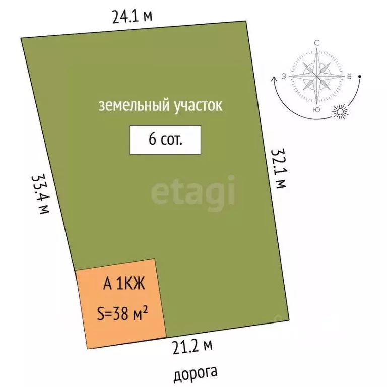 Дом в Свердловская область, Талица Комсомольская ул., 57 (38 м) - Фото 1