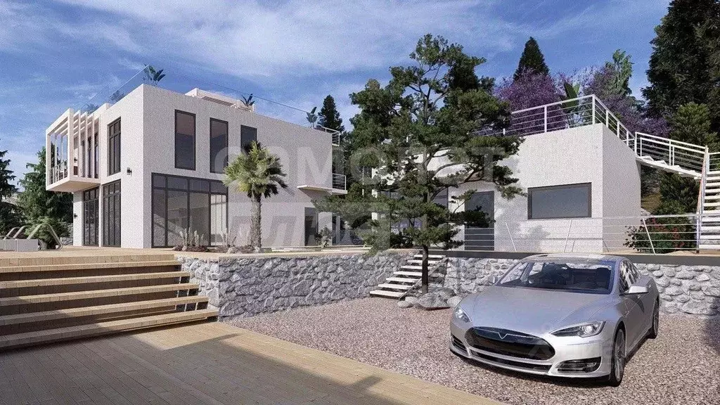 Дом в Крым, Ялта муниципальный округ, Краснокаменка пгт пер. Новый ... - Фото 2