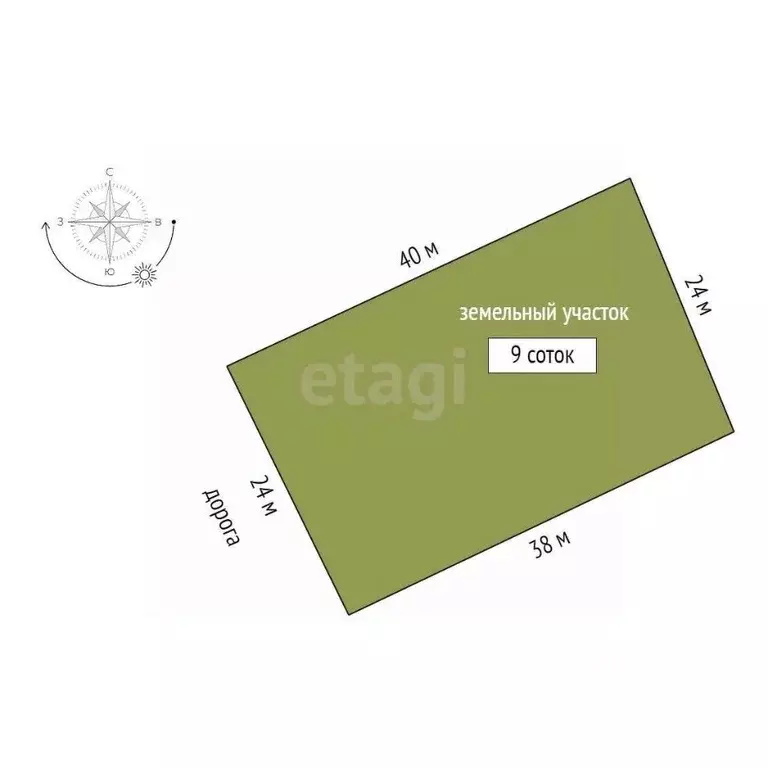 Участок в Калужская область, Калуга Резервный пер., 13 (9.0 сот.) - Фото 2