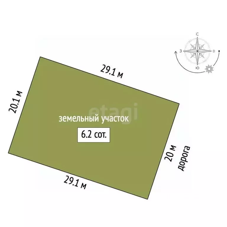Участок в Крым, Симферопольский район, с. Мирное ул. Бориса Хохлова, 7 ... - Фото 0