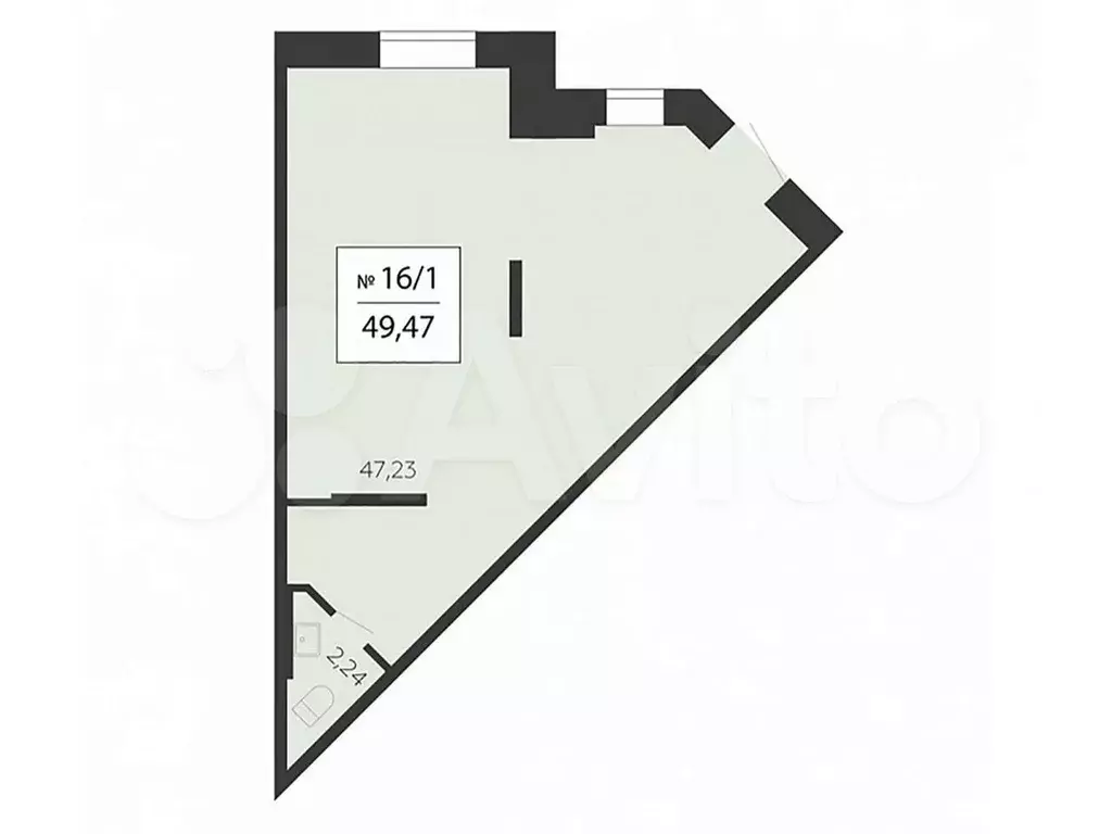 Продам помещение свободного назначения, 49.47 м - Фото 0