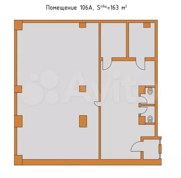 Офис 163 кв.м - Фото 0