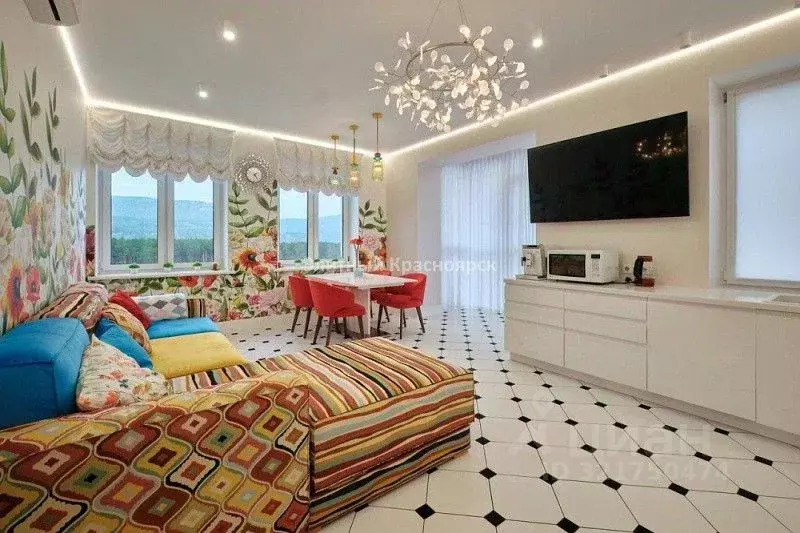 4-к кв. Красноярский край, Красноярск пос. Удачный, Удачный мкр, ул. ... - Фото 1