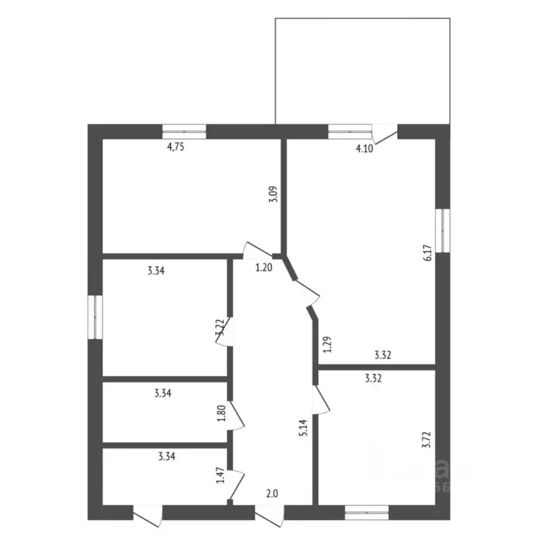 Коттедж в Тюменская область, Тюмень Микрорайон мыс, ул. Потемкина, 76 ... - Фото 2