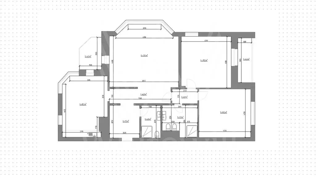 3-комнатная квартира: Москва, Ленинский проспект, 98к1 (128 м) - Фото 1