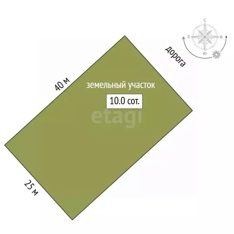 Участок в Мордовия, с. Лямбирь  (10.0 сот.) - Фото 1