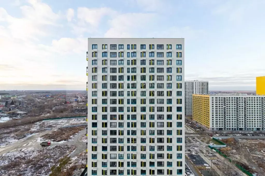 1-к кв. Тюменская область, Тюмень Полевая ул., 117к8 (36.0 м) - Фото 1