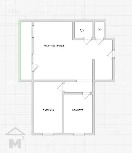 3-комнатная квартира: Абакан, улица Генерала Тихонова, 6 (78.5 м) - Фото 1