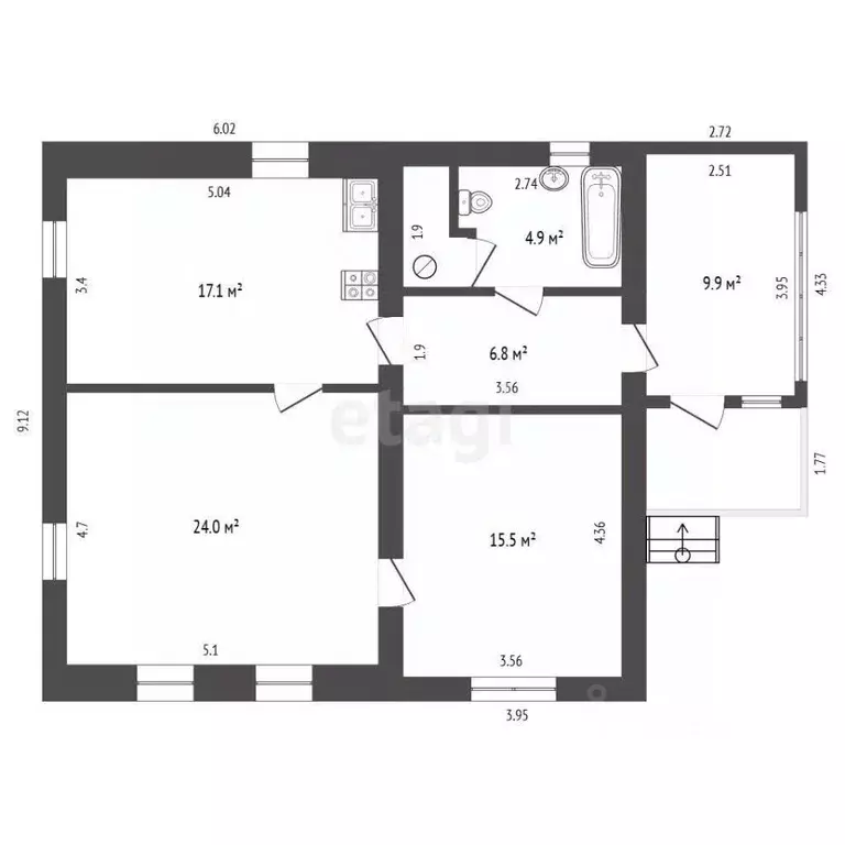 Дом в Московская область, Одинцовский городской округ, пос. Покровское ... - Фото 2
